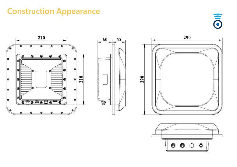 Long Range UHF Rugged RFID Reader 2